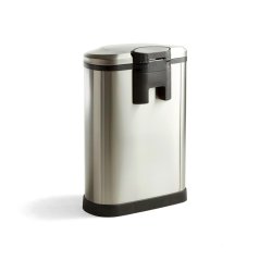 Pedalspand - 50 liter - udtagelig inder beholder - SoftClose - Rustfri stl