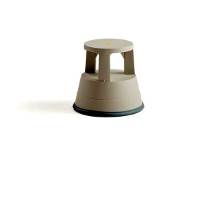 Elefantfod - Plast - Hjde 40 cm - Fjederhjul - gr