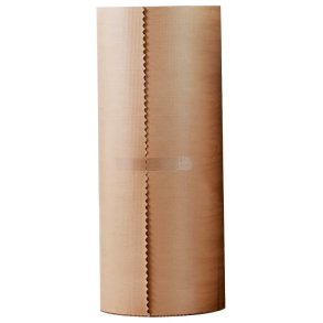 B�lgepap - tykkelse 2,5 mm - Bredde 1200 mm - 75 meter rulle - genanvendeligt - brun