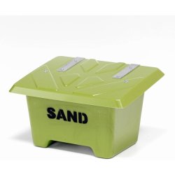 Sandboks/Saltboks - 65 Liter Grn sandbeholder med lg