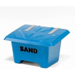 Sandboks/Saltboks - 65 Liter Bl sandbeholder med lg