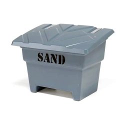 Sandboks/Saltboks - 350 Liter Gr sandbeholder med lg