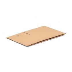 Papkasse 35x25x25cm - 25 stk. af B�lgepap med hurtig bund