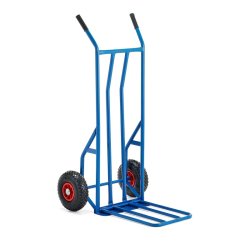 Skkevogn - bl - Stl - lasteevne 250 kg - Luftgummi hjul