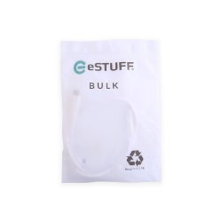 eSTUFF - ES604070-BULK - USB 2.0 - USB C - Male - Straight - Nickel - Recycled Thermoplastic Elastomer (rTPE)