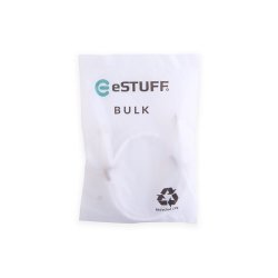 eSTUFF - ES604170-BULK - USB 2.0 - USB C - Male - Straight - Nickel - Recycled Thermoplastic Elastomer (rTPE)