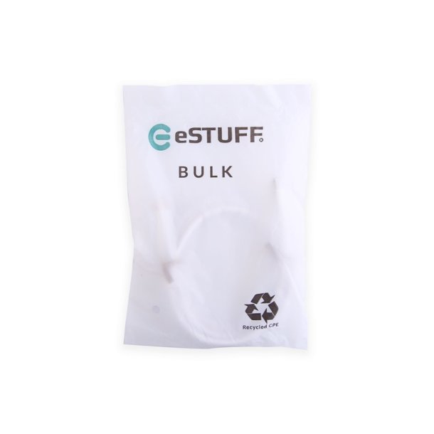 eSTUFF - ES604170-BULK - USB 2.0 - USB C - Male - Straight - Nickel - Recycled Thermoplastic Elastomer (rTPE)