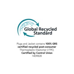 eSTUFF - ES604380-BULK - USB 2.0 - USB C - Male - Straight - Nickel - Recycled Thermoplastic Elastomer (rTPE)