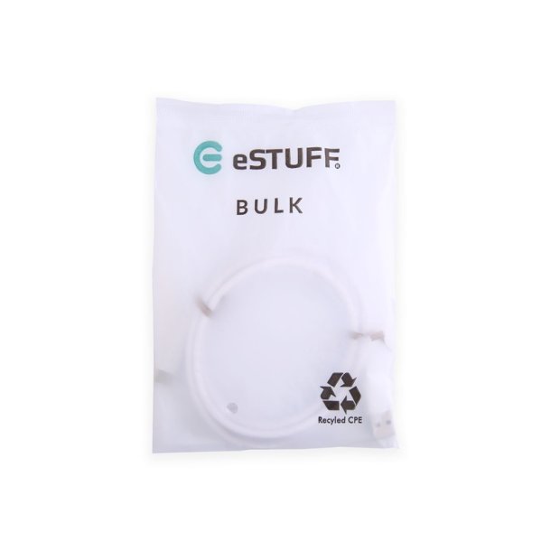 eSTUFF - ES605170-BULK - USB 2.0 - USB C - USB A - Male - Straight - Nickel