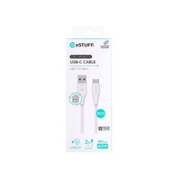 eSTUFF - ES605270 - USB 2.0 - USB C - USB A - Male - Straight - Nickel