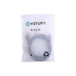 eSTUFF - ES605280-BULK - USB 2.0 - USB C - USB A - Male - Straight - Nickel