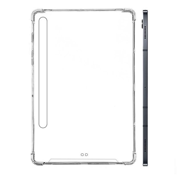 eSTUFF - ES680100-BULK - Cover - Thermoplastic polyurethane (TPU) - Transparent - Samsung - Bump resistant - 175 mm