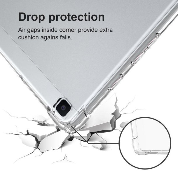 eSTUFF - ES680107-BULK - Cover - Thermoplastic polyurethane (TPU) - Transparent - Samsung - Bump resistant - 175 mm