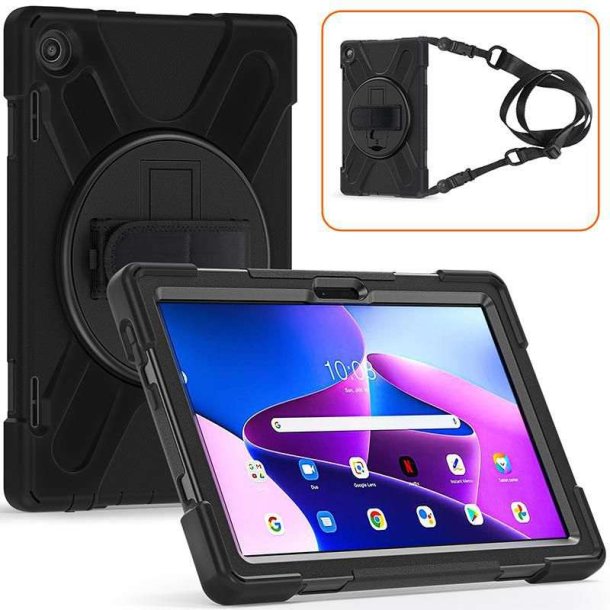 eSTUFF - ES681906-BULK - 2 - Polycarbonate (PC) - Black - Lenovo - Shock resistant - 1.22 m