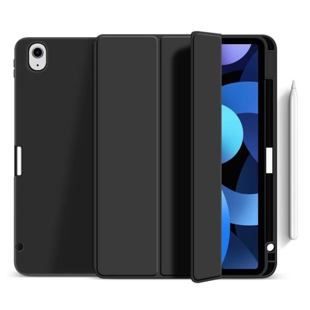 eSTUFF - ES68201151-BULK - 2 - Folio - PU leather - Black, Transparent - Apple - Magnetic closure