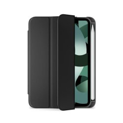 eSTUFF - ES68201151-BULK - 2 - Folio - PU leather - Black, Transparent - Apple - Magnetic closure
