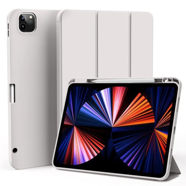 eSTUFF - ES68201306-BULK - 2 - Folio - PU leather - Grey - Apple - Magnetic closure
