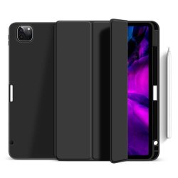 eSTUFF - ES68201400-BULK - 2 - Folio - PU leather - Black, Transparent - Apple - Magnetic closure