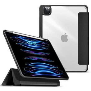 eSTUFF - ES68202301-BULK - 2 - Folio - PU leather - Black - Apple - Magnetic closure