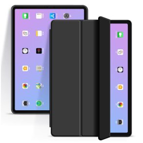 eSTUFF - ES68203300-BULK - 2 - Folio - PU leather - Black - Apple - Magnetic closure
