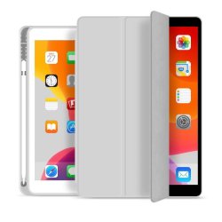 eSTUFF - SEATTLE Pencil Case for iPad 9.7 2018/2017 - Grey PU leather - 2 - Folio - PU leather - Grey - Apple - Magnetic