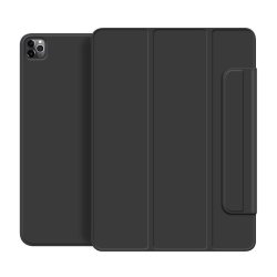 eSTUFF - COLORADO Magnet Case for iPad Pro 11 2022/2021/2020 - Black - 2 - Folio - PU leather - Black - Apple - Magnetic
