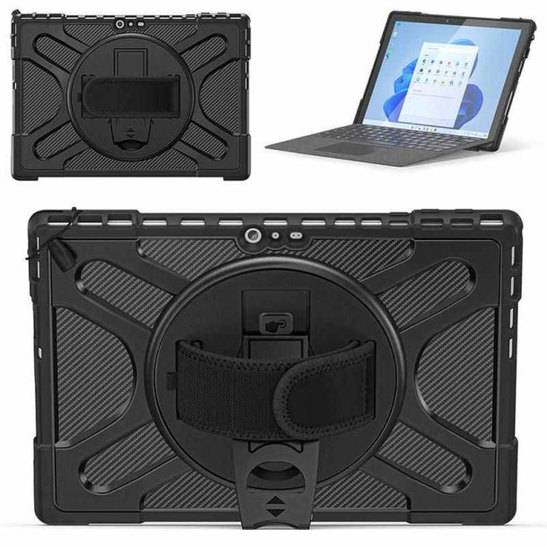 eSTUFF - ES68290011-BULK - Galaxy Tab A7 Lite - 2 - 22.1 cm (8.7") - Cover - Polycarbonate (PC) - Black