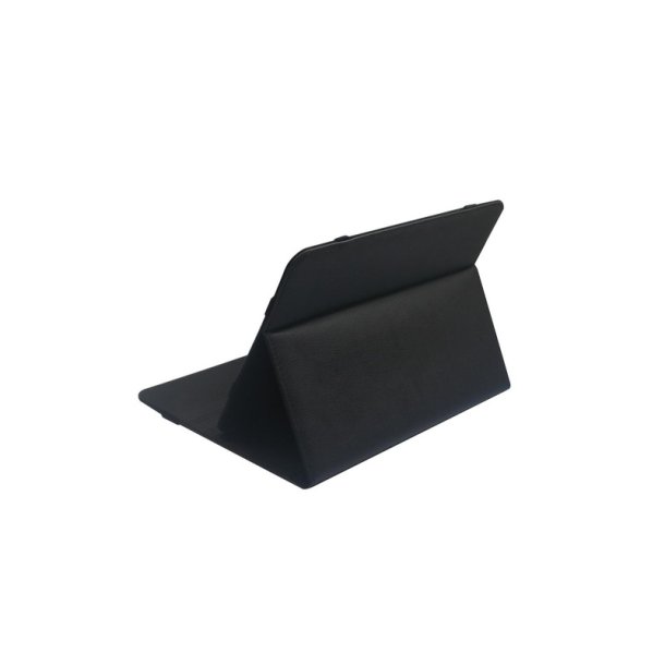 eSTUFF - ES68500001-BULK - 1 - 25.6 cm (10.1") - Faux leather - Black - Universal - Elastic strap