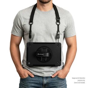 eSTUFF - Shoulder Strap for OHIO and DALLAS Defender Case - Black - 460 g - 1 pc(s) - 480 g - Polybag - Shoulder strap