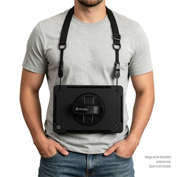 eSTUFF - Shoulder Strap for OHIO and DALLAS Defender Case - Black - 460 g - 1 pc(s) - 480 g - Polybag - Shoulder strap