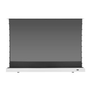 Elitescreens elektrisk gulvrejsende projektorl�rred - Kestrel FTE121XH2-CLR - 121