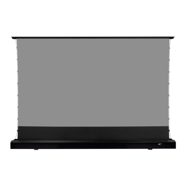 Elitescreens elektrisk gulvrejsende projektorl�rred - Kestrel FTE135XH2-C4D - 135" - 16:9 - CineGrey 4D (ambient light-afvisende)