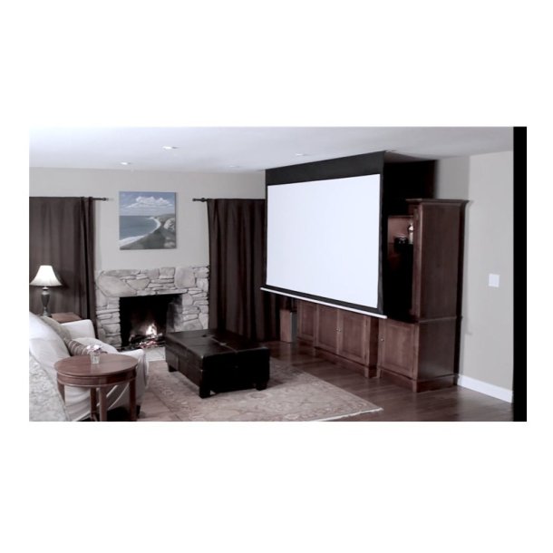 Elitescreens elektrisk projektorlrred (loftindbygning) - Evanesce B - 120" - 16:9 - MaxWhite FG