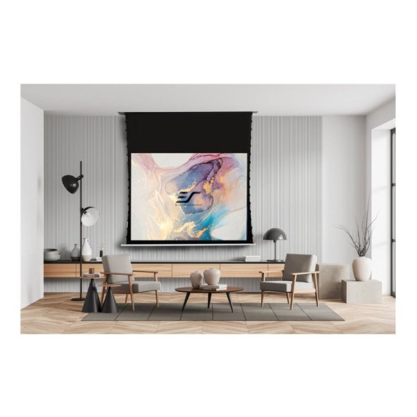 Elitescreens elektrisk projektorlrred (loftindbygning) - Evanesce B Tab - 100" - 16:9 - CineWhite