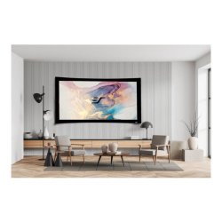 Elitescreens projektorlrred i ramme - Lunette CURVE135WH1 - 135" - 16:9 - CineWhite