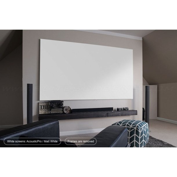 Elitescreens projektorlrred i ramme (Edge-Free) - Aeon AR150DHD3 - 150" - 16:9 - CineGrey 3D