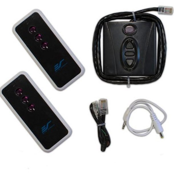 Elitescreens elektrisk projektorlrred - Saker - 180" - 16:9 - AcousticPro UHD - Tab Tension