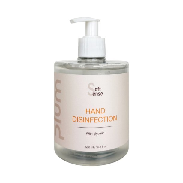 PLUM Soft Sense H�nddesinfektion 85% Gel 500 ml pumpeflaske