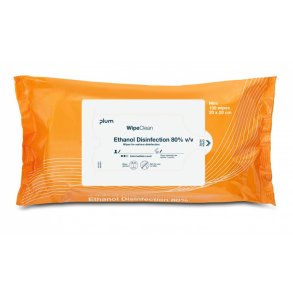 PLUM Wipeclean Ethanol Disinfection - mini 100 stk.