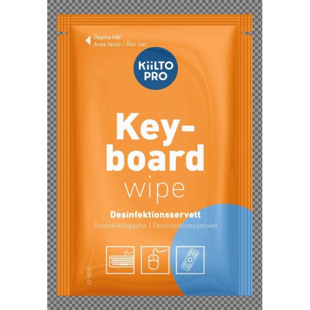 Kiilto Pro Tastatur wipes 80 stk