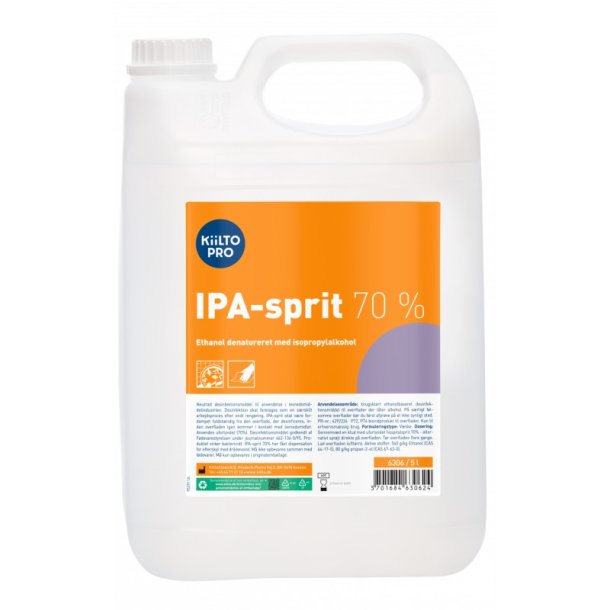 Kiilto Pro Overfladedesinfektion IPA-SPRIT 70% 5 l dunk